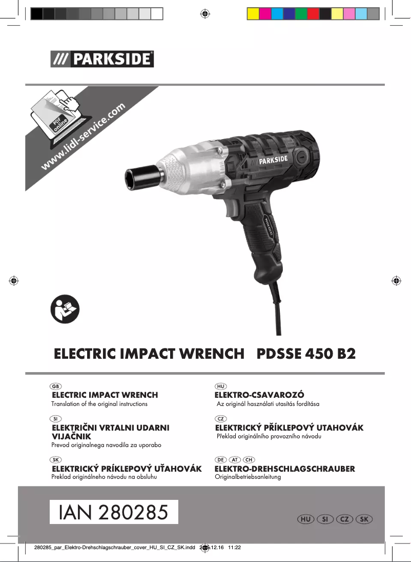 Image de la première page du manuel de l'appareil PDSSE 450 B2
