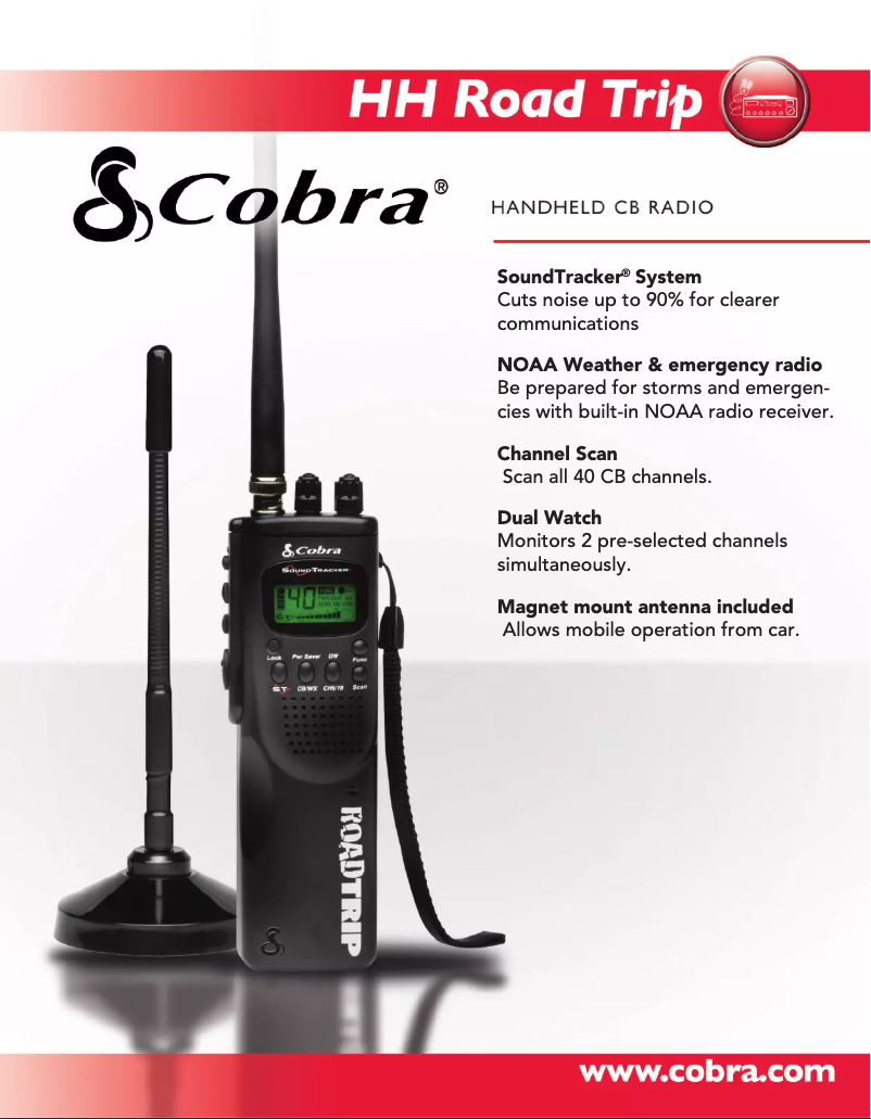 Imagen de la primera página del manual del dispositivo HH Road Trip