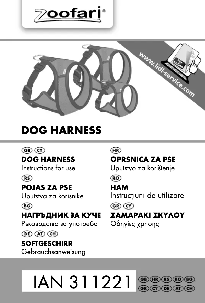 Image de la première page du manuel de l'appareil IAN 311221