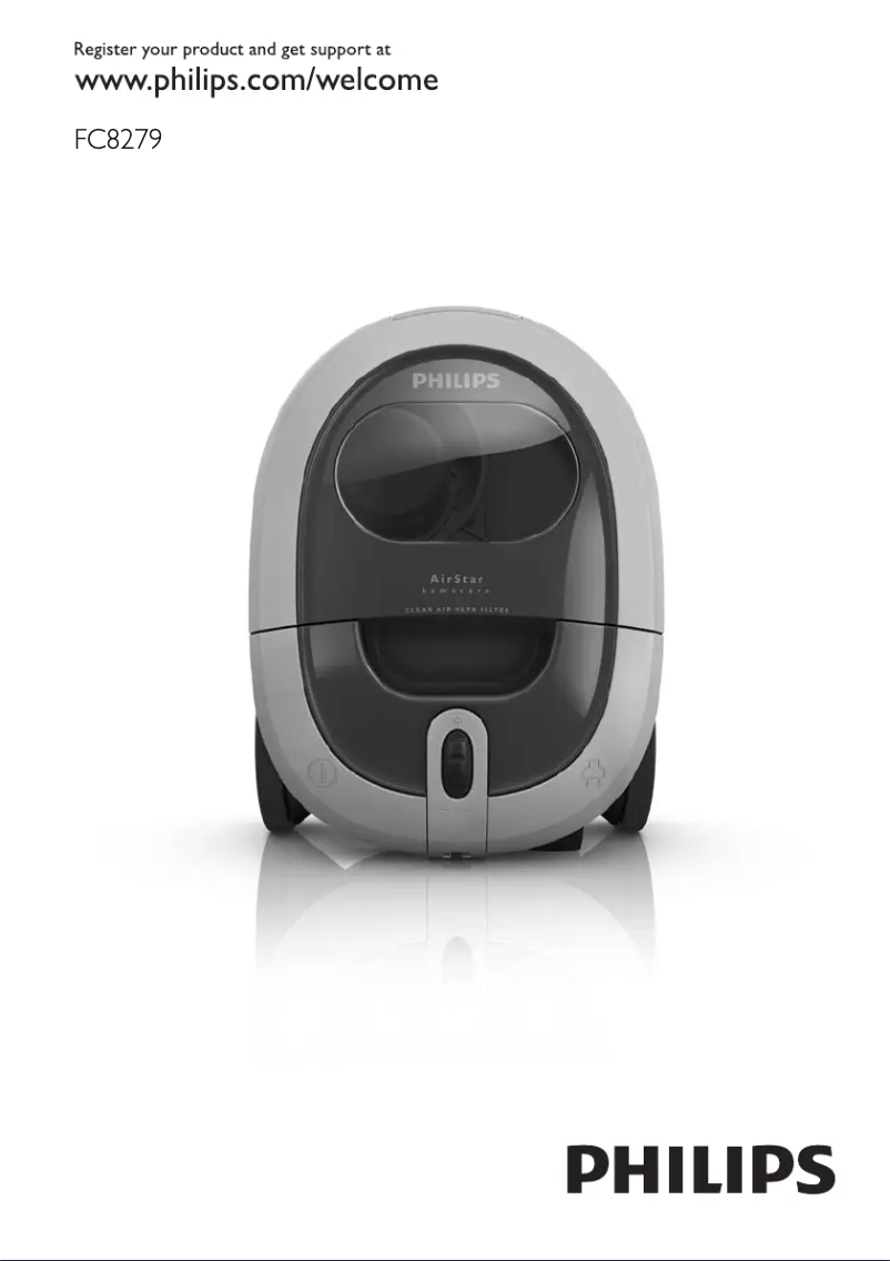 Página 1 del manual Manual de usuario Philips AirStar FC8279
