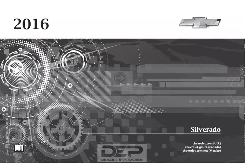 Image de la première page du manuel de l'appareil Silverado 1500 (2016)