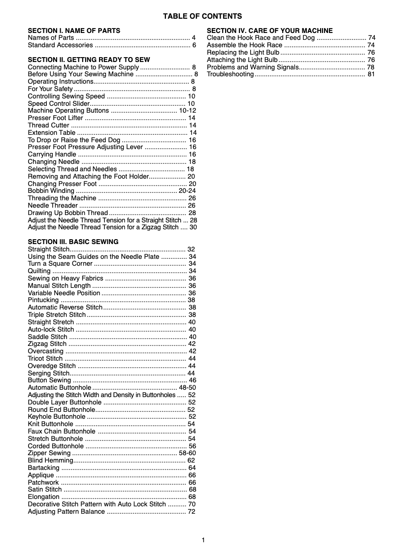 Image de la première page du manuel de l'appareil TB30
