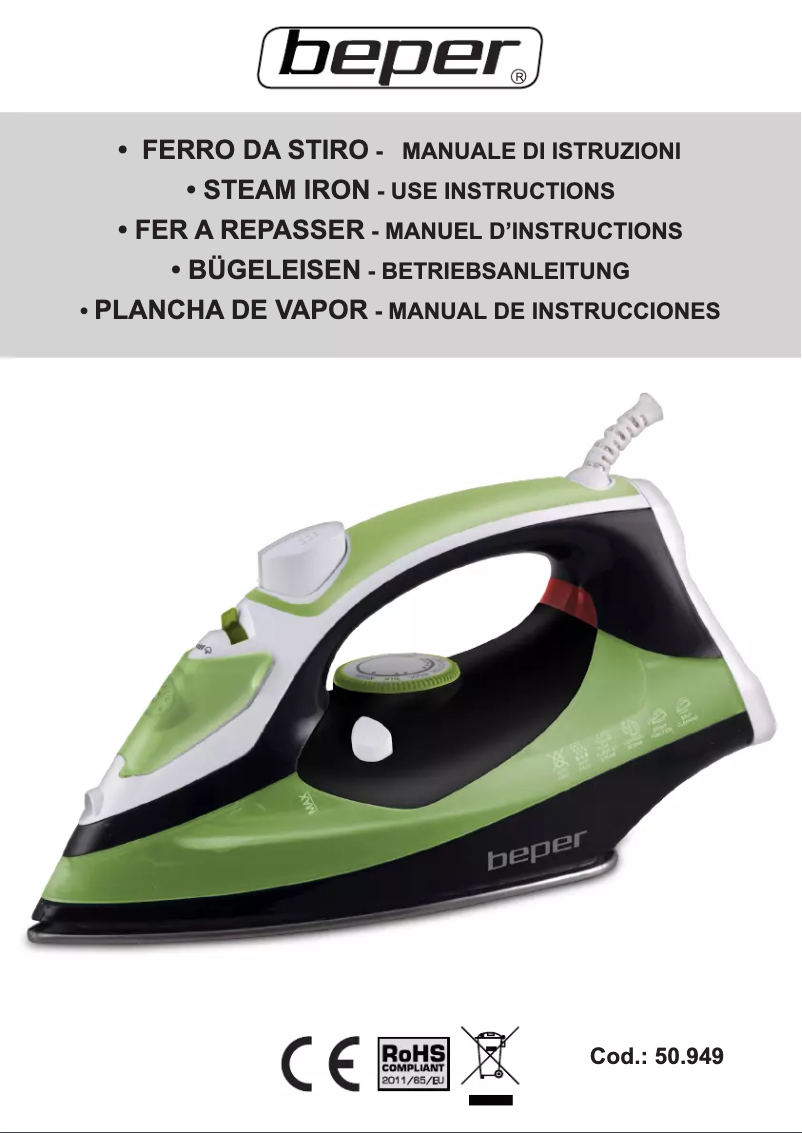 Page 1 de la notice Manuel utilisateur Beper 50.949