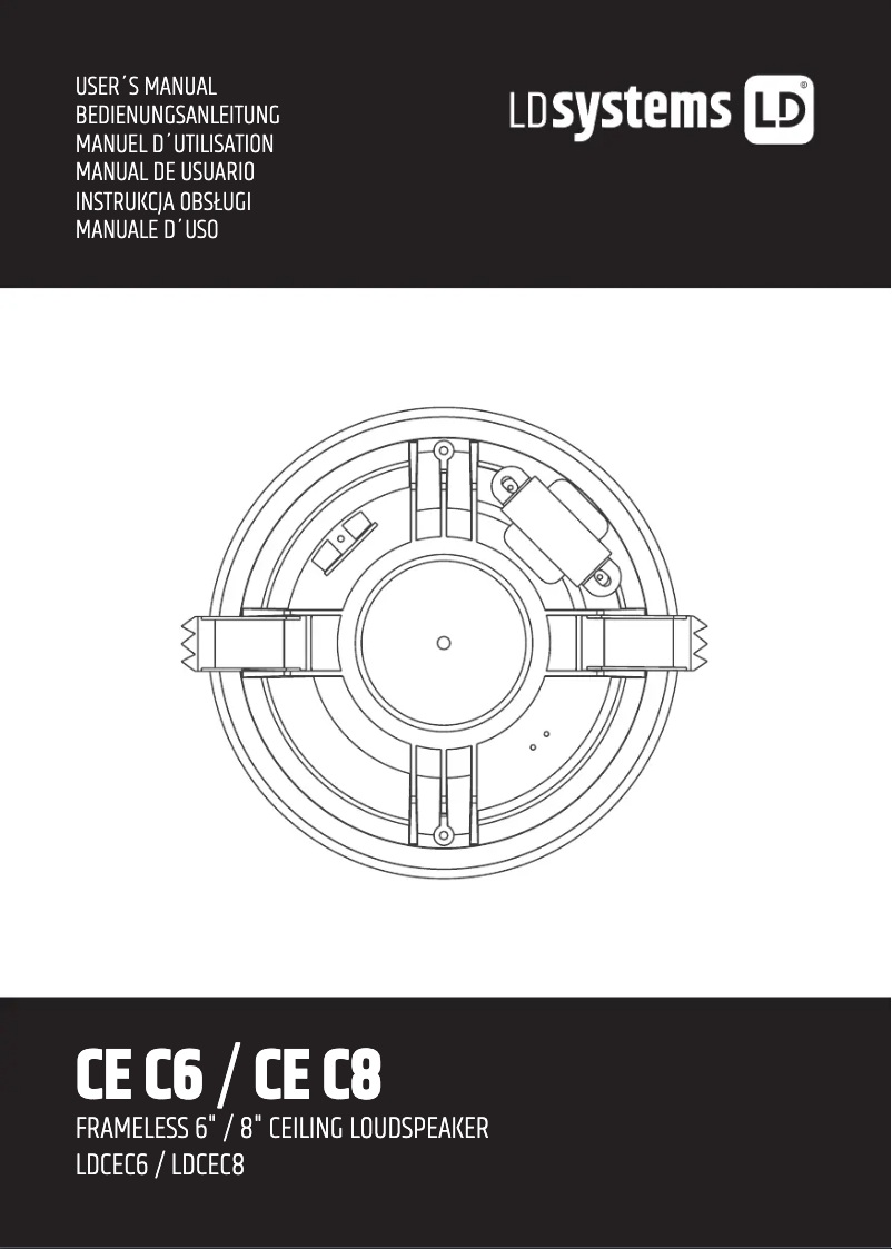 Page 1 de la notice Manuel utilisateur LD Systems CE C6