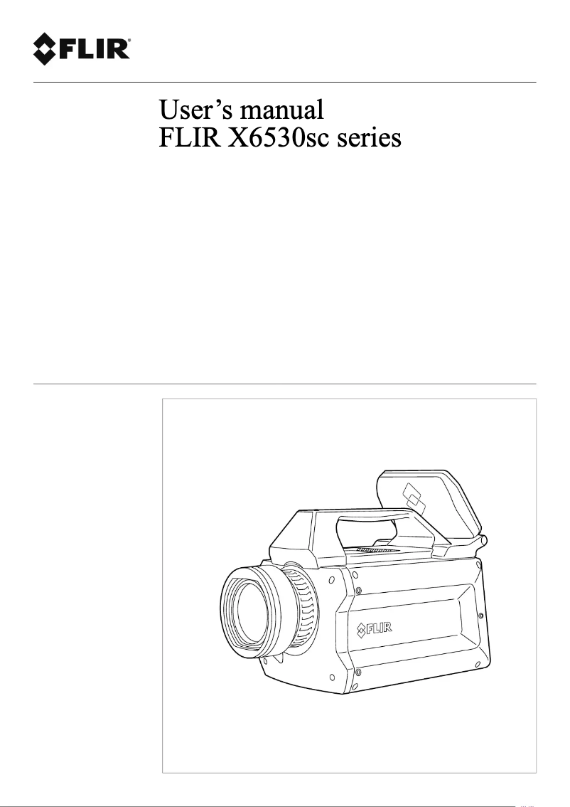 Page n°1 - Manuel utilisateur FLIR X6530sc