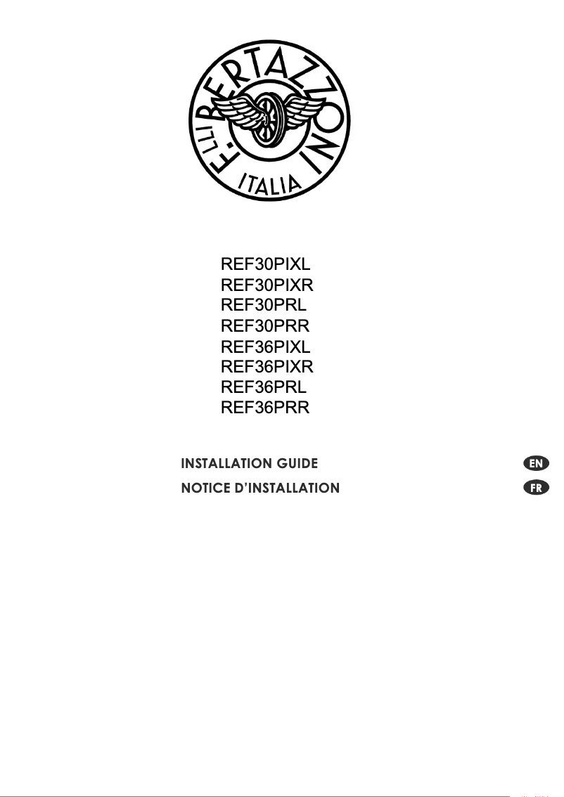 Page 1 de la notice Manuel utilisateur Bertazzoni REF30PIXL