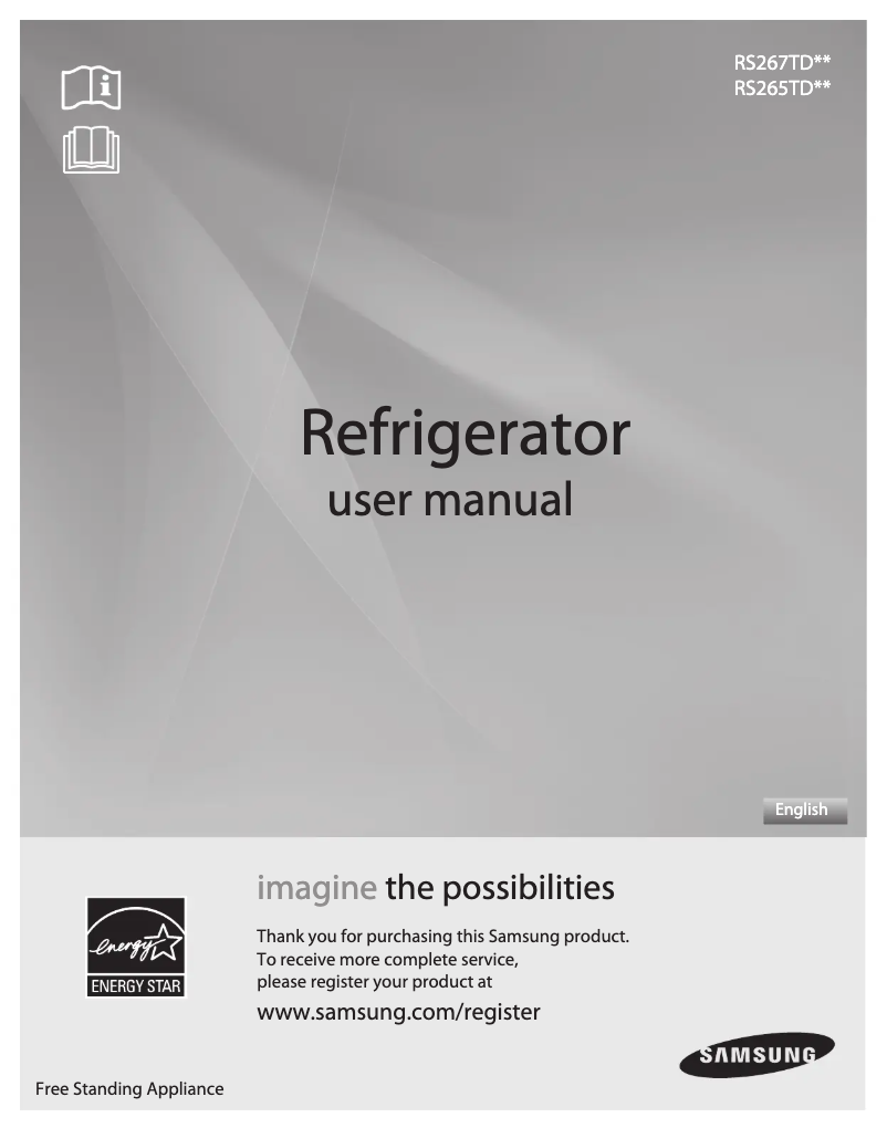 Image de la première page du manuel de l'appareil RS25H5111WW