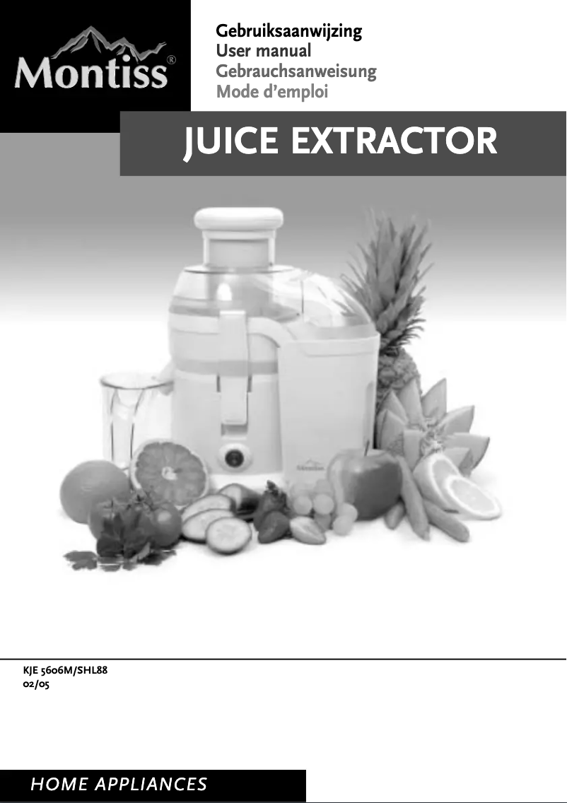 Page 1 de la notice Manuel utilisateur Montiss SHL88