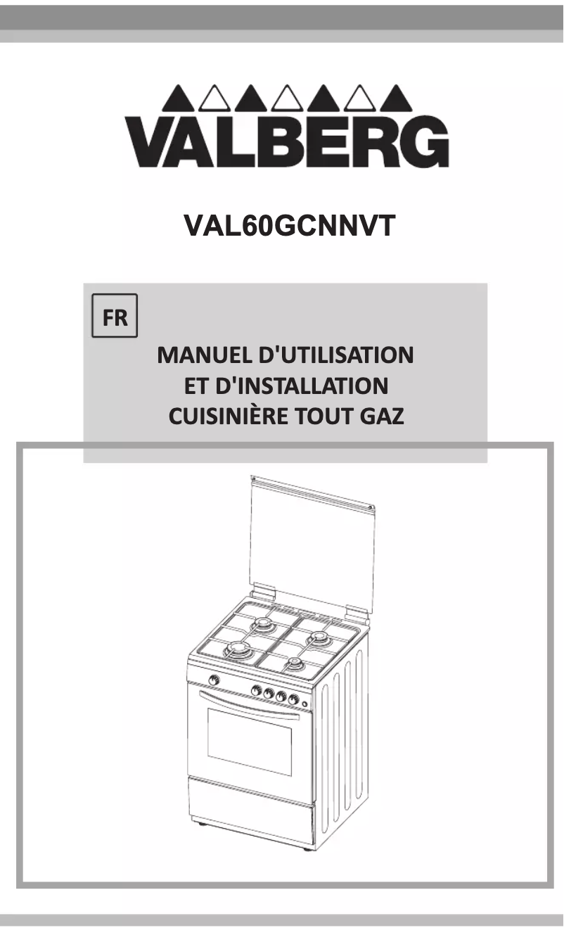 Image de la première page du manuel de l'appareil VAL60GCNNVT