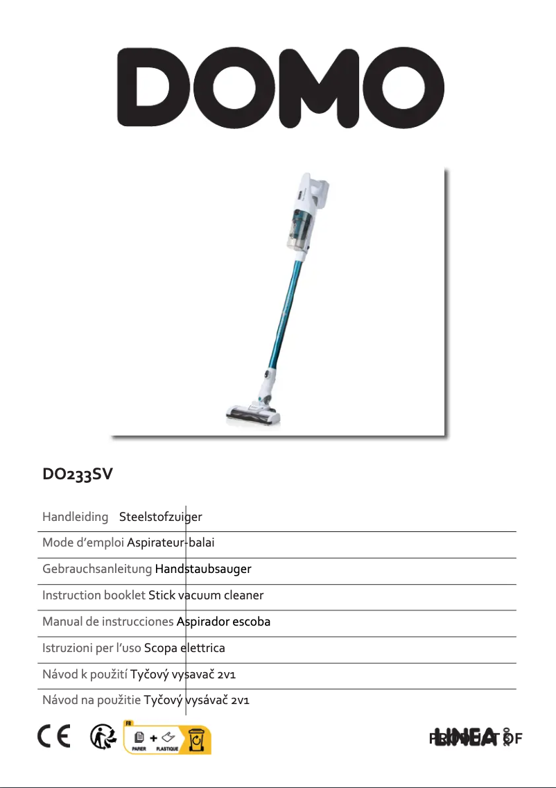 Image de la première page du manuel de l'appareil DO233SV