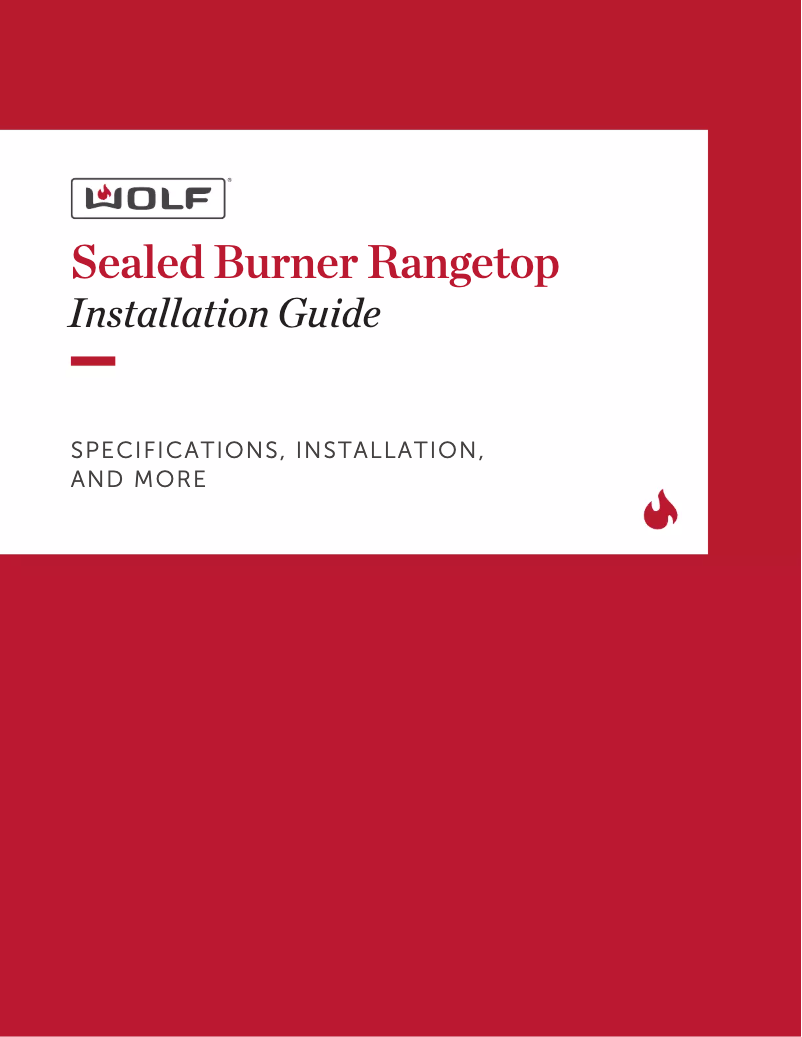 Page n°1 - Guide d'installation Wolf SRT366