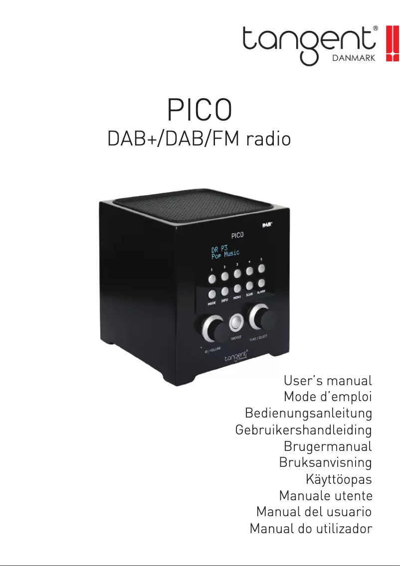 Página 1 del manual Manual de usuario Tangent Pico