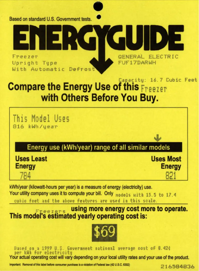 Image de la première page du manuel de l'appareil FUF17DARWH