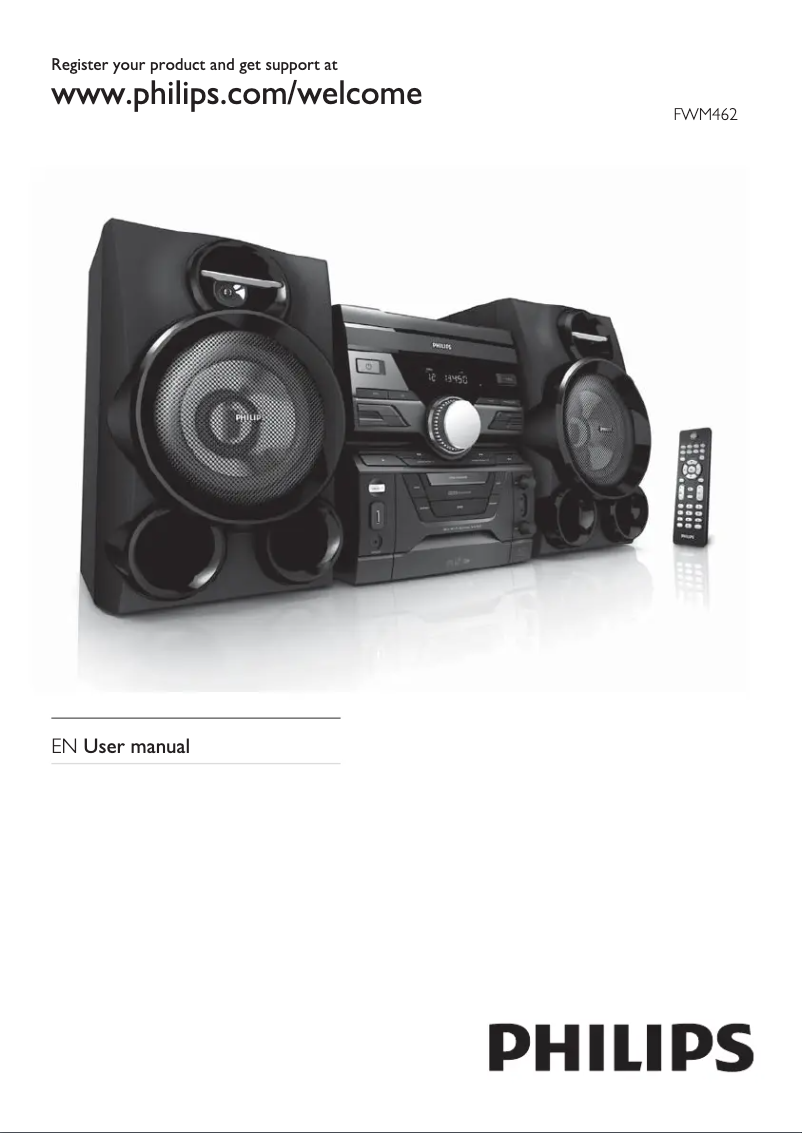 Image de la première page du manuel de l'appareil FWM462