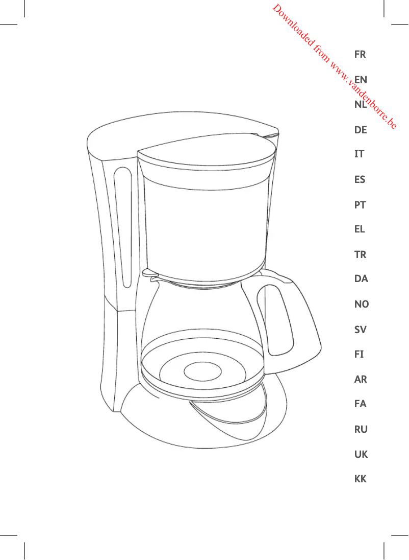 Image de la première page du manuel de l'appareil Subito FG3608