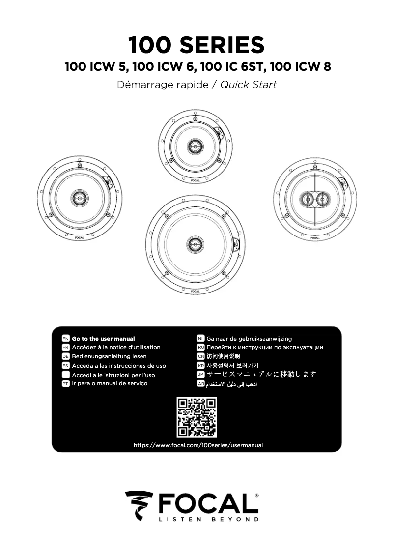 Image de la première page du manuel de l'appareil 100 ICW 6