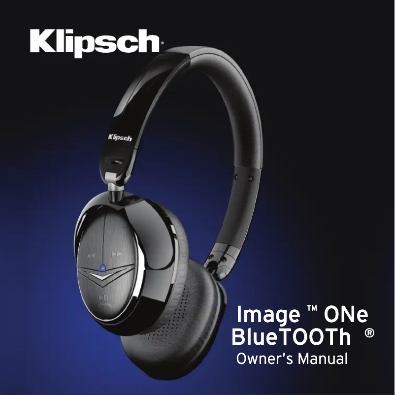 Page n°1 - Manuel utilisateur Klipsch Image One Bluetooth