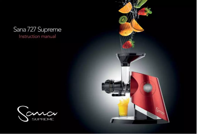 Página 1 del manual Manual de usuario Sana EUJ-727