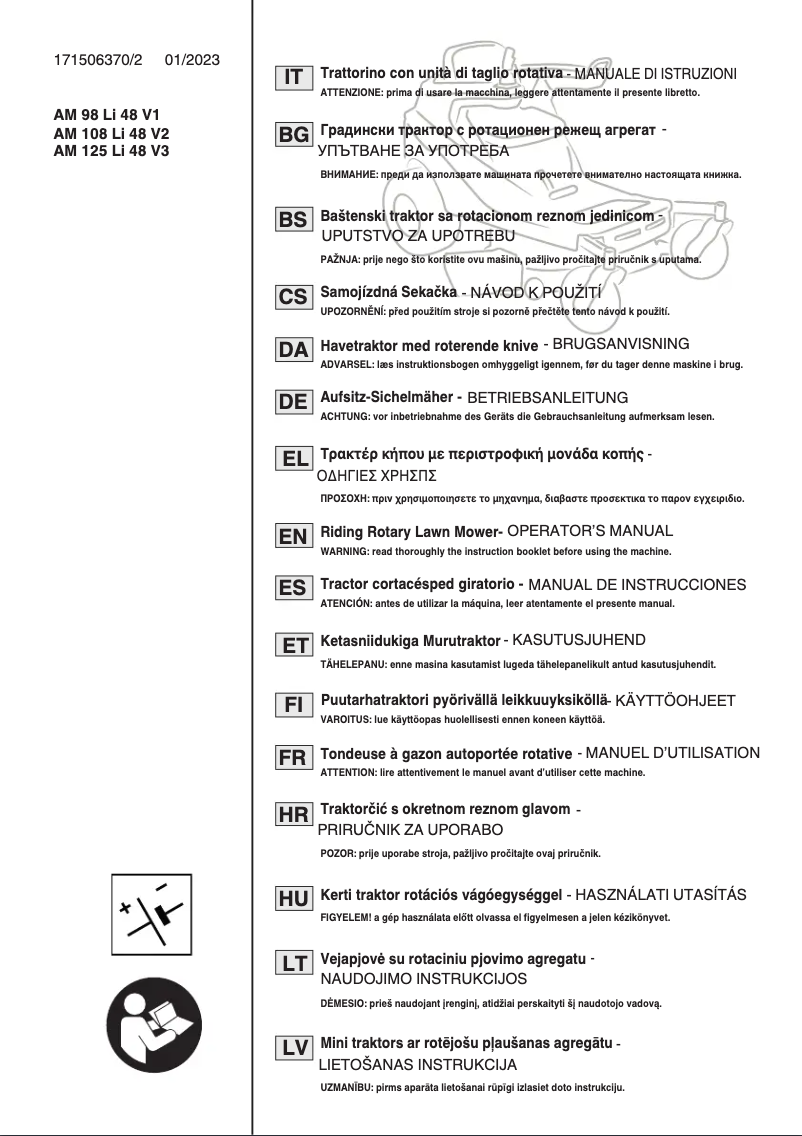 Image de la première page du manuel de l'appareil GYRO 900e