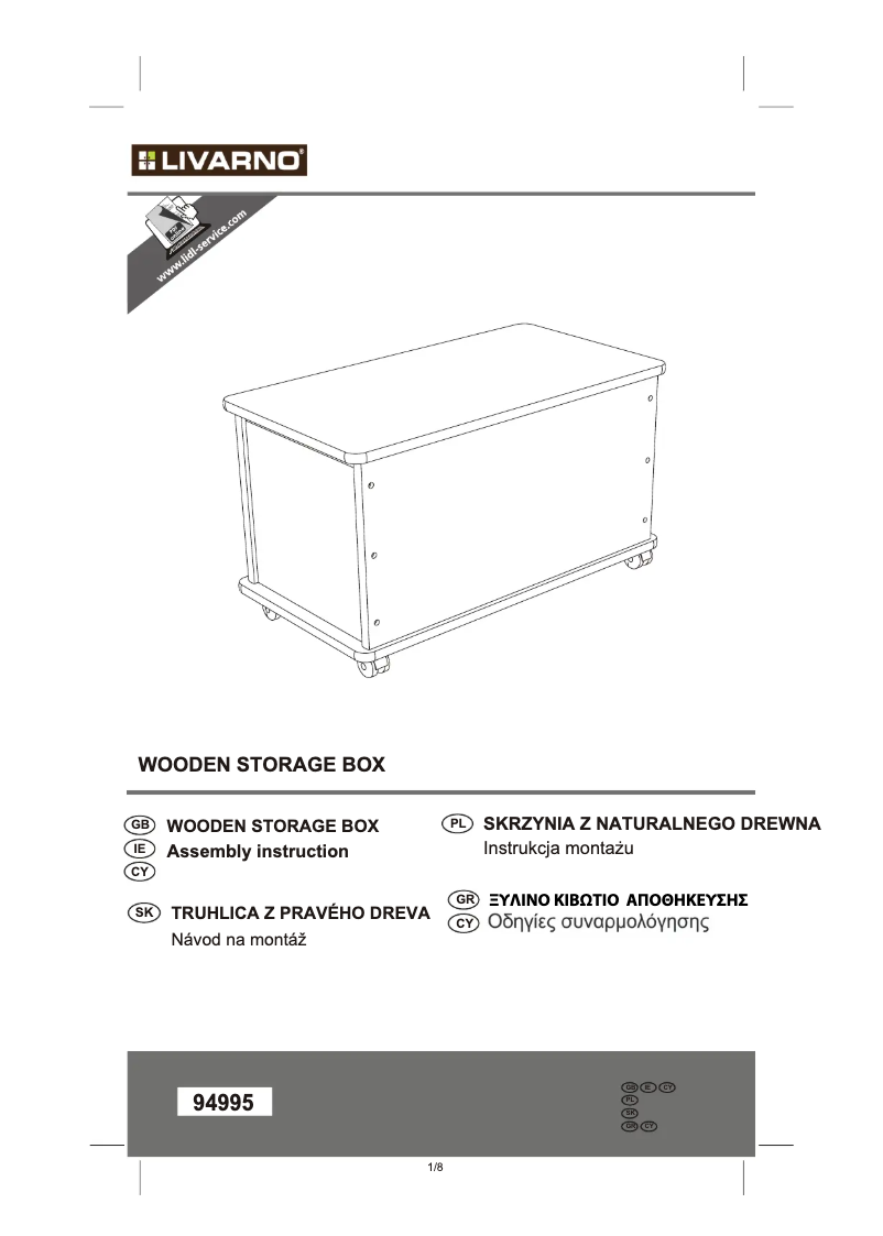 Page 1 de la notice Manuel utilisateur Livarno Lux IAN 86640