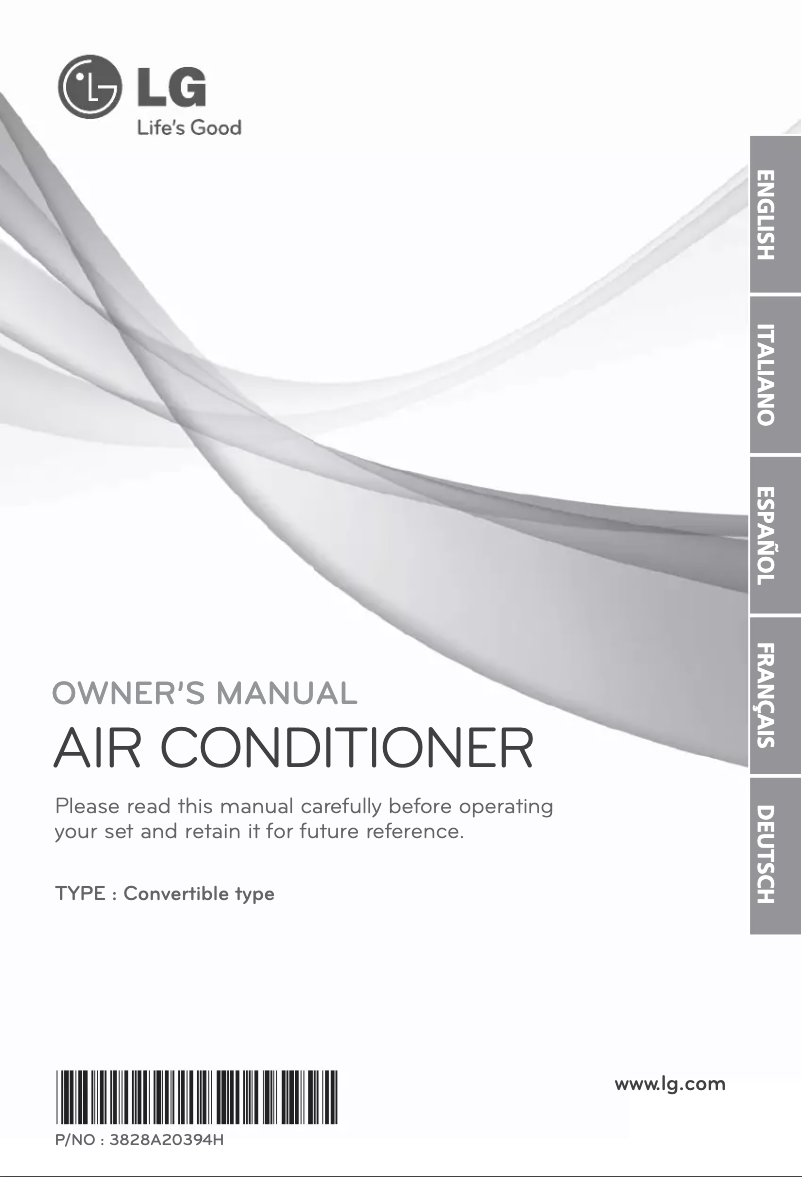 Page 1 de la notice Manuel utilisateur LG AMNH096VEA0