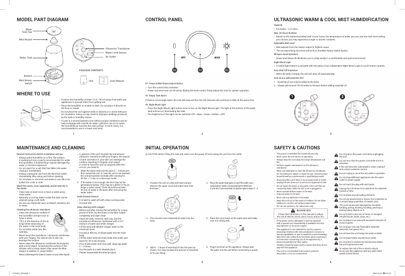 Image de la première page du manuel de l'appareil L60
