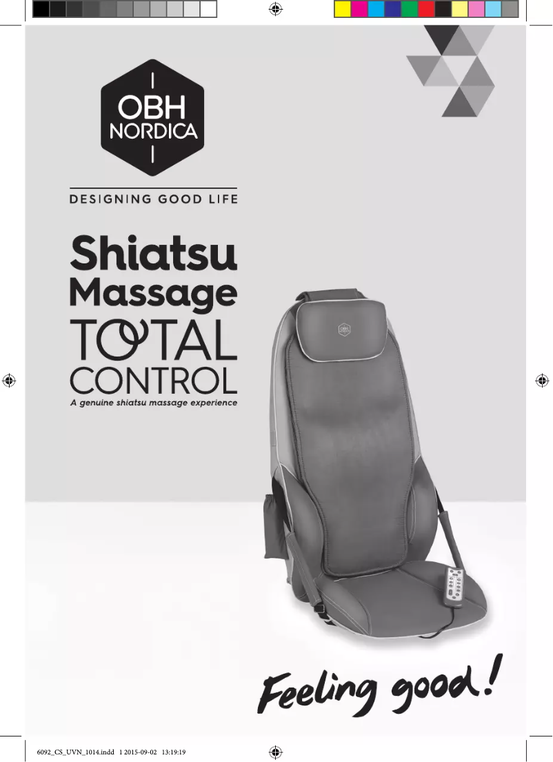 Page n°1 - Manuel utilisateur OBH Nordica Shiatsu Total Control 6092