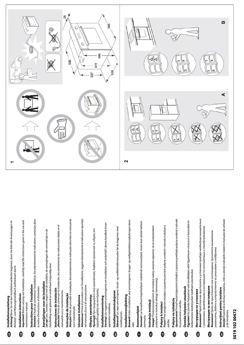 Página 1 del manual Manual de instrucciones Whirlpool AKZM 6550/IXL