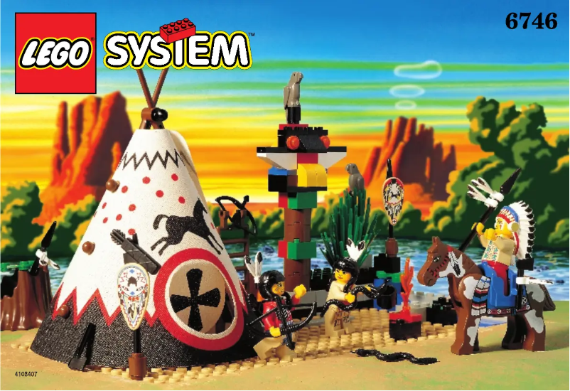 Page 1 de la notice Manuel utilisateur Lego Wild West 6746