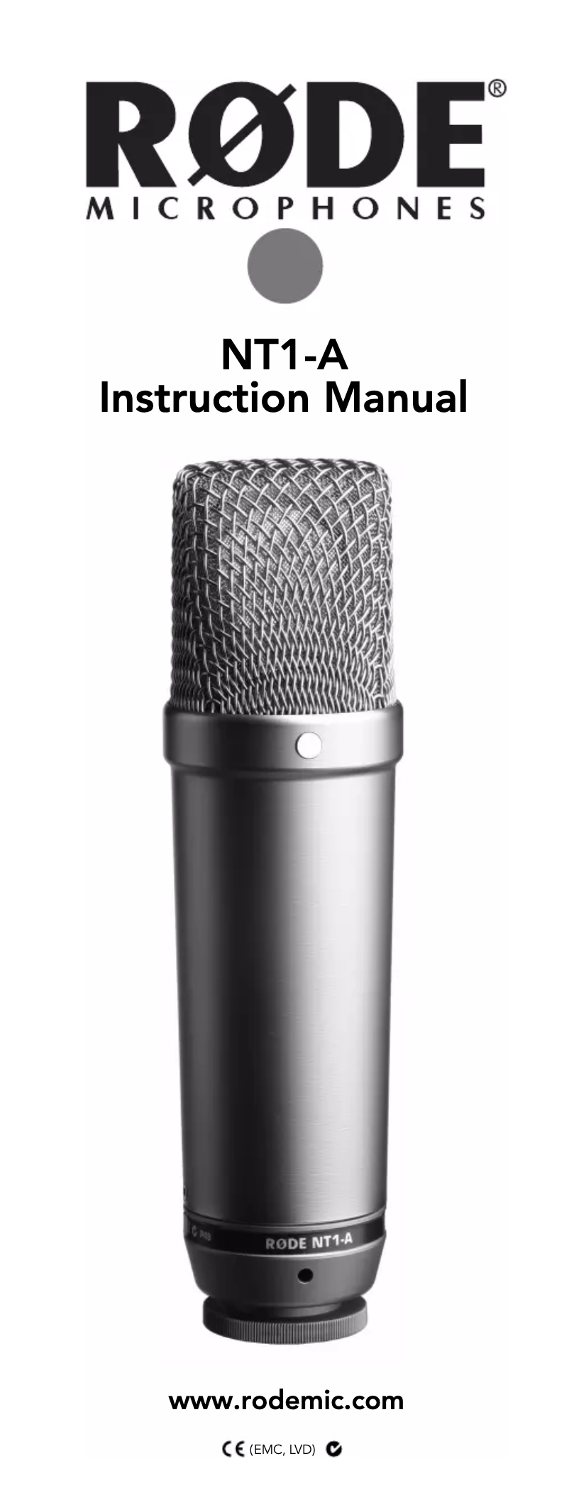 Image de la première page du manuel de l'appareil NT1-A