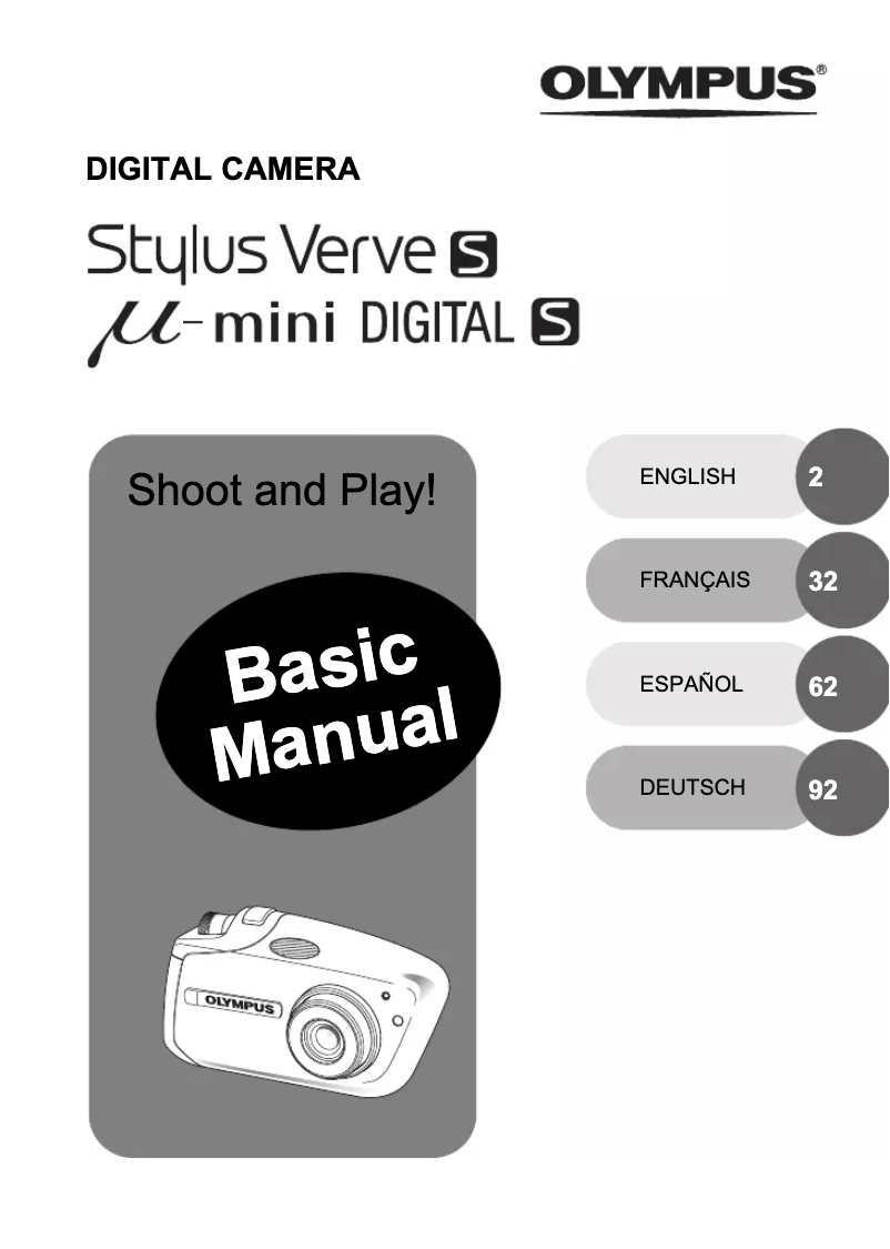 Imagen de la primera página del manual del dispositivo Stylus Mini Digital S