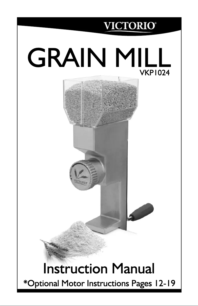 Image de la première page du manuel de l'appareil VKP1024