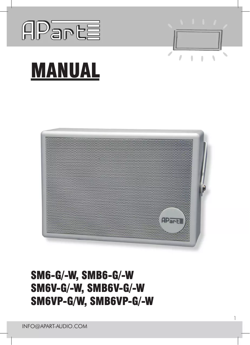 Imagen de la primera página del manual del dispositivo SMB6VP