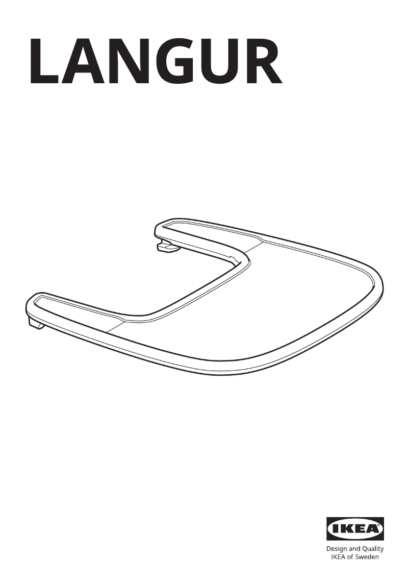 Image de la première page du manuel de l'appareil LANGUR 703.308.13