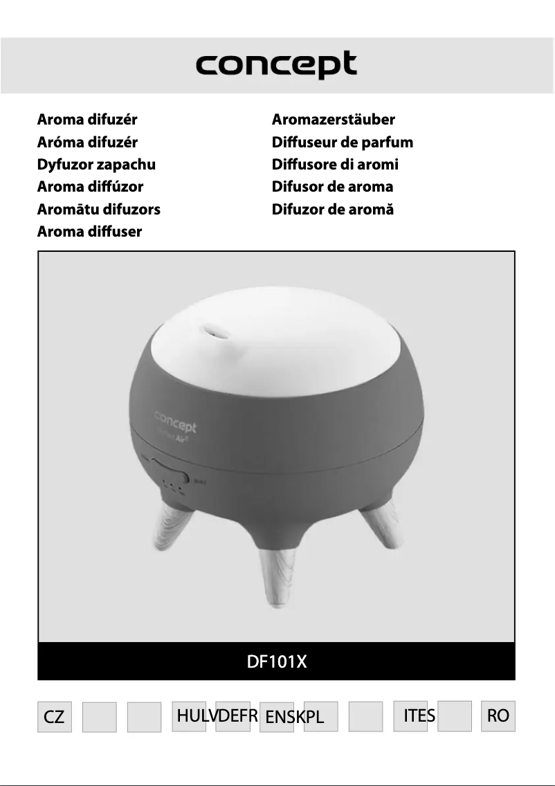 Image de la première page du manuel de l'appareil Perfect Air DF1010