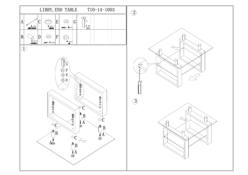 Page n°1 - Manuel utilisateur JYSK Libby