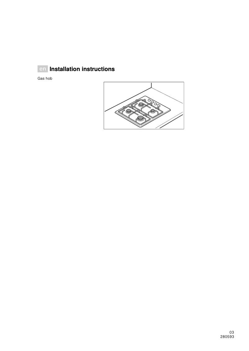 Page n°1 - Guide d'installation Siemens ER64151DT