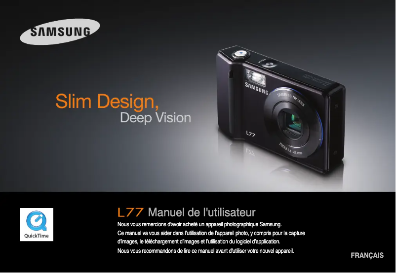 Page n°1 - Manuel utilisateur Samsung L77