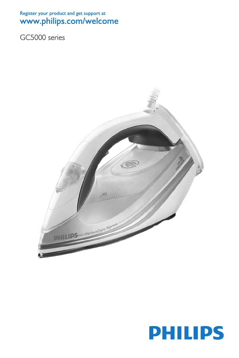 Page 1 de la notice Manuel utilisateur Philips PerfectCare GC5049