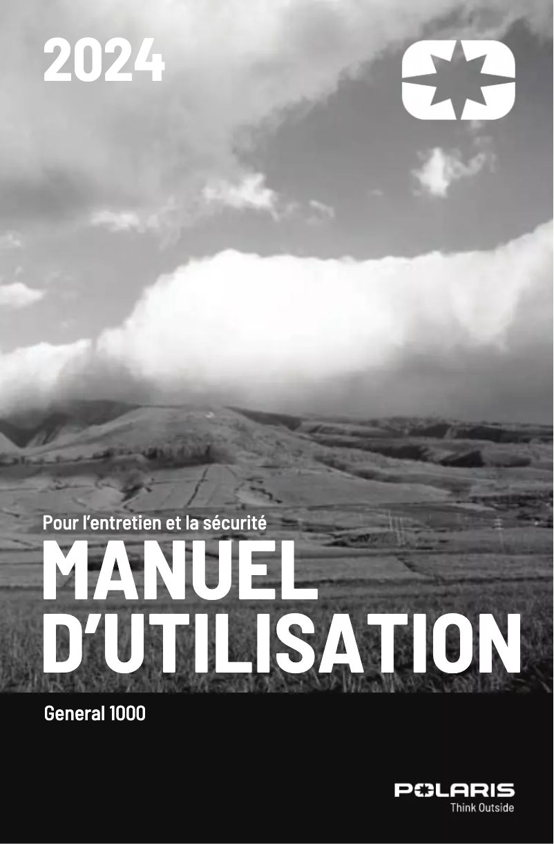 Image de la première page du manuel de l'appareil GENERAL 1000 Sport (2024)