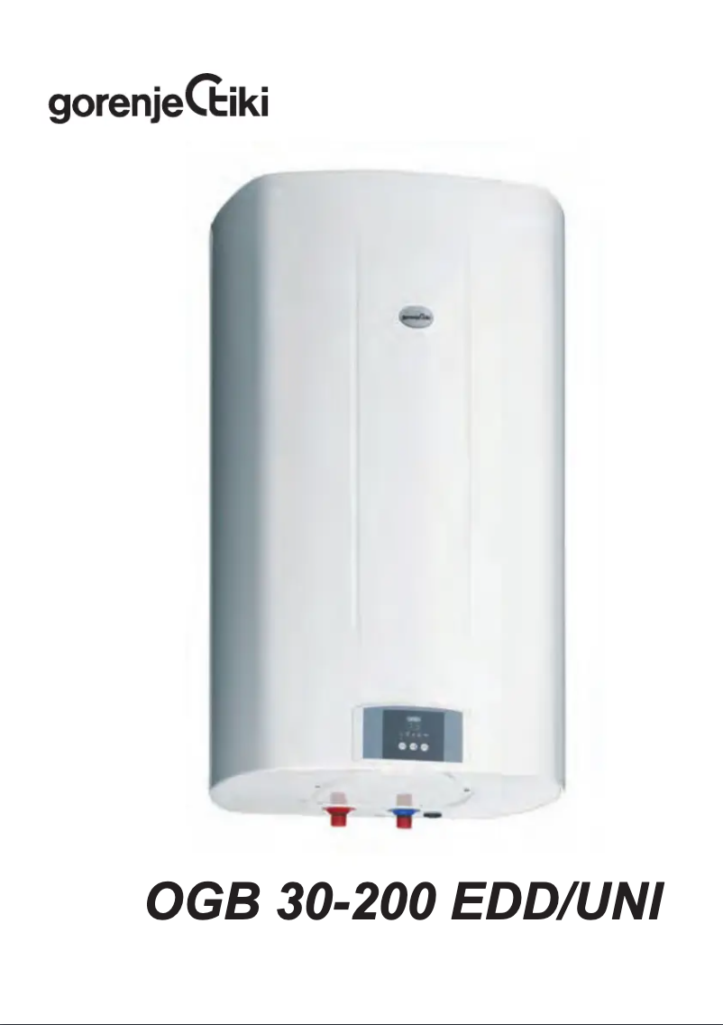 Página 1 del manual Manual de usuario Gorenje OGB120EDD/GA