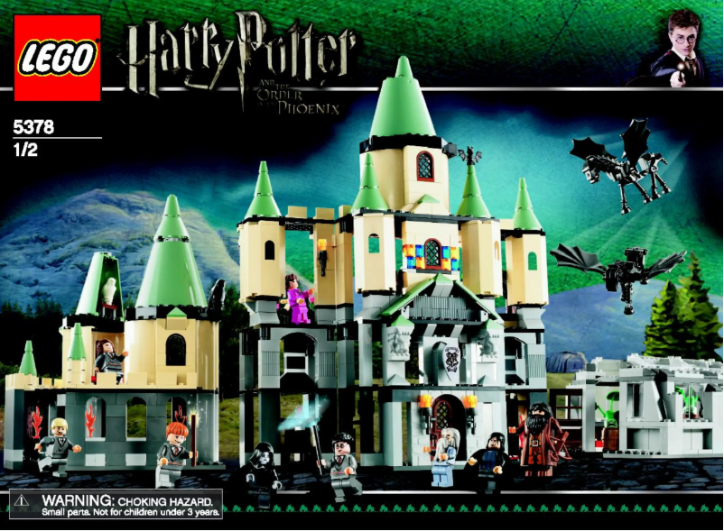 Page 1 de la notice Manuel utilisateur Lego Harry Potter 5378