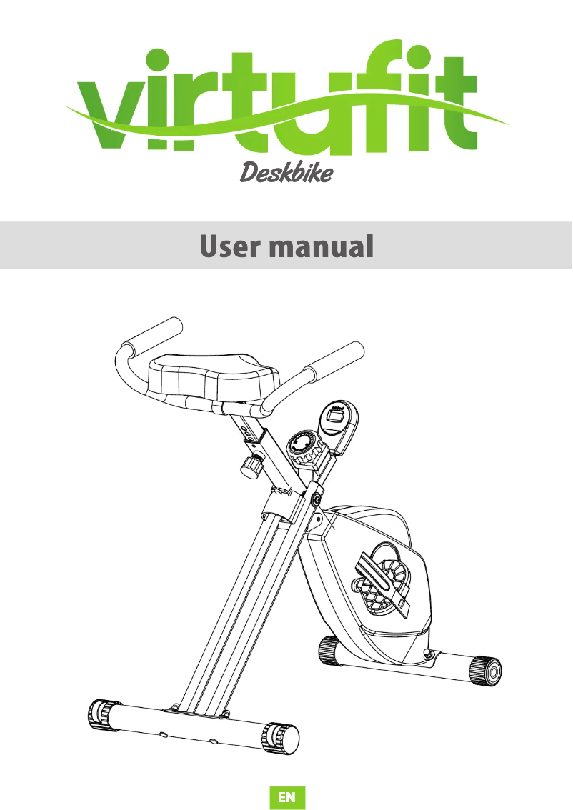 Page n°1 - Manuel utilisateur VirtuFit Office Bike