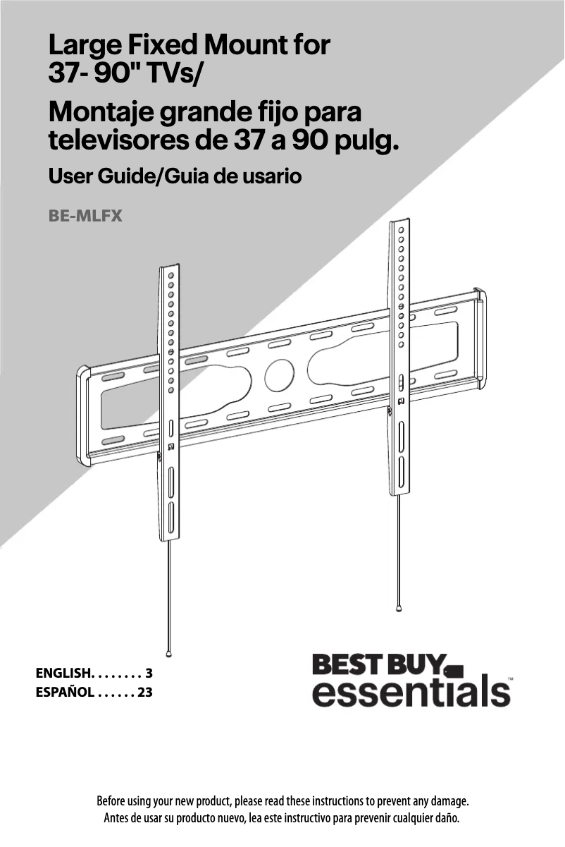 Page 1 de la notice Manuel utilisateur Best Buy BE-MLFX