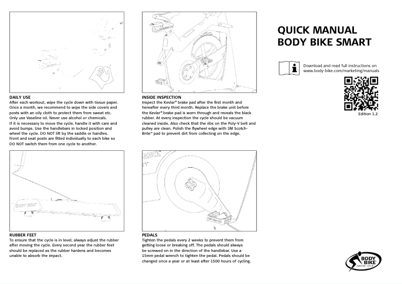 Page n°1 - Manuel utilisateur Body Bike Smart