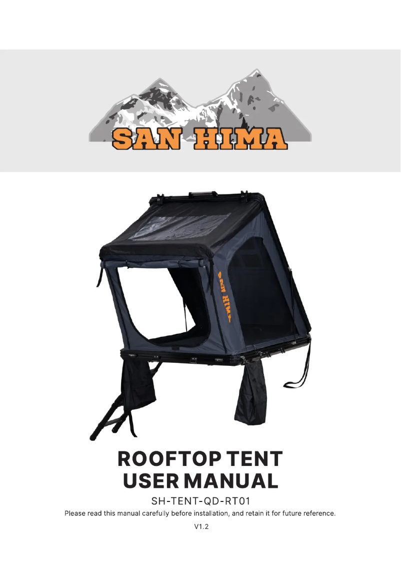 Page 1 de la notice Manuel utilisateur San Hima Kalbarri Gen 2