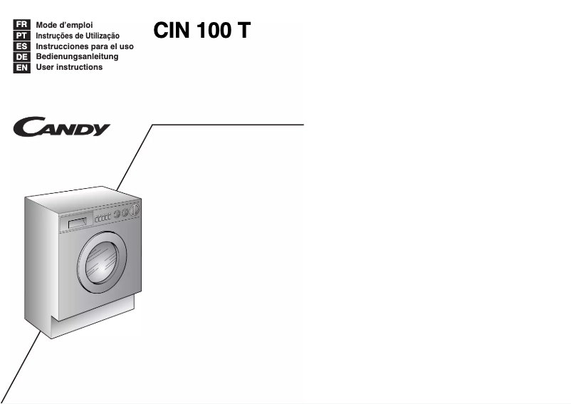 Page 1 de la notice Manuel utilisateur Candy LB CIN 100 T