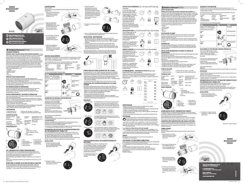 Page n°1 - Manuel utilisateur Brennenstuhl Connect Zigbee HT CZ 01