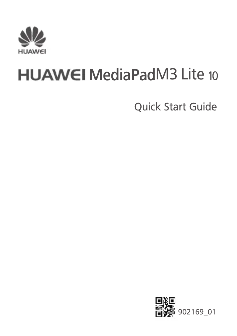Page 1 of the manual User Manual Huawei MediaPad M3 Lite 10.1
