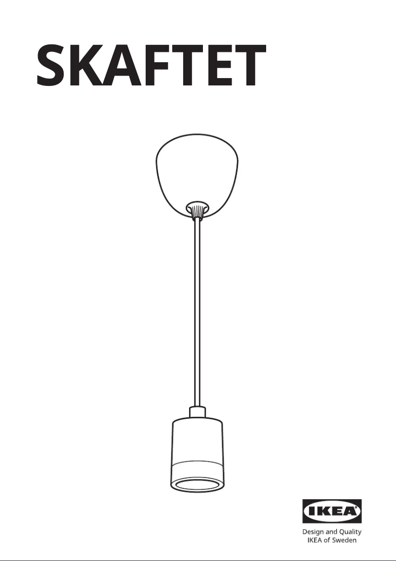 Image de la première page du manuel de l'appareil SKAFTET 804.720.86